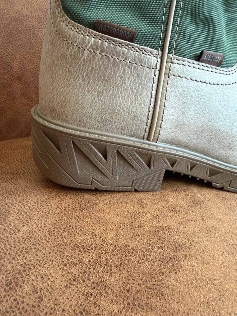 Justin Brand men’s work boots; waterproof and steel toe men’s size 9 - Picture 13 of 13
